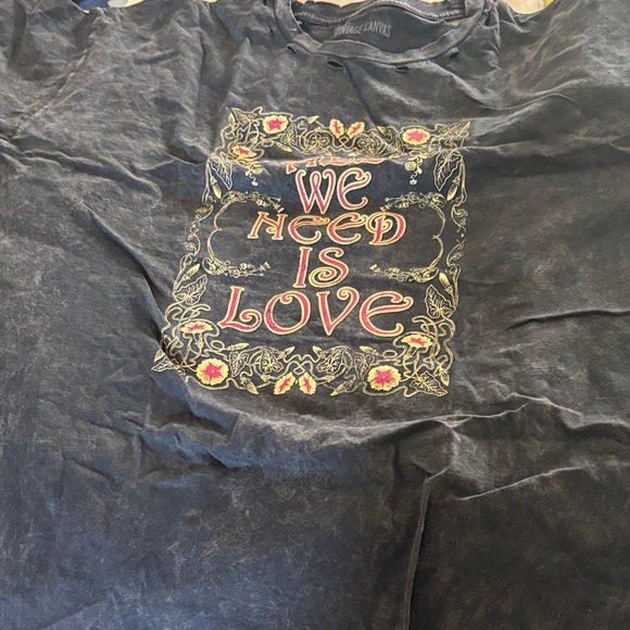 Vintage Canvas Black Graphic T-Shirt - Picture 4 of 7